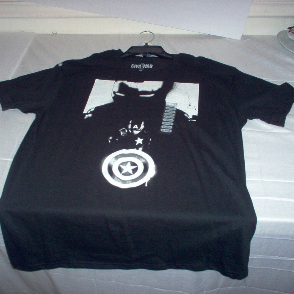 CIVIL WAR CAPTAIN AMERICA SHORT SLEEVE TEE